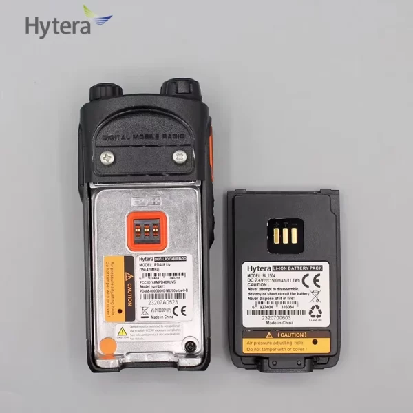 2PCS HYTERA PD488 / PD480 / PD482 / PD485 / PD486 Digital DMR Walkie Talkie - Image 2