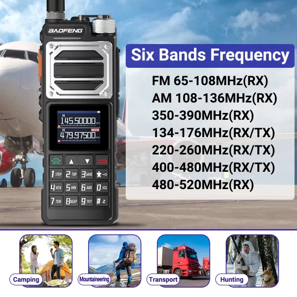 Baofeng UV-25 10W Tactical Walkie Talkie Wireless Copy Frequency Military Two Way Radio USB Charger Long Range Ham Radio - Image 2
