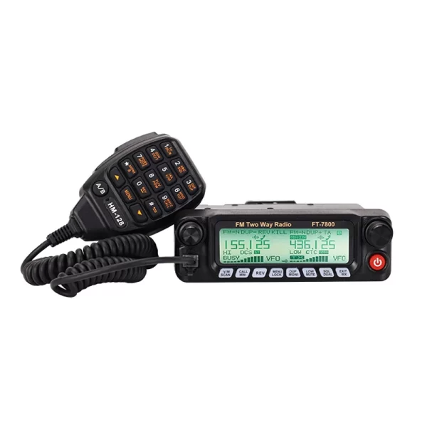WICJIE FT-7800 50W Dual Frequency UV Outdoor FM Car Station Mobile Radio - Image 4
