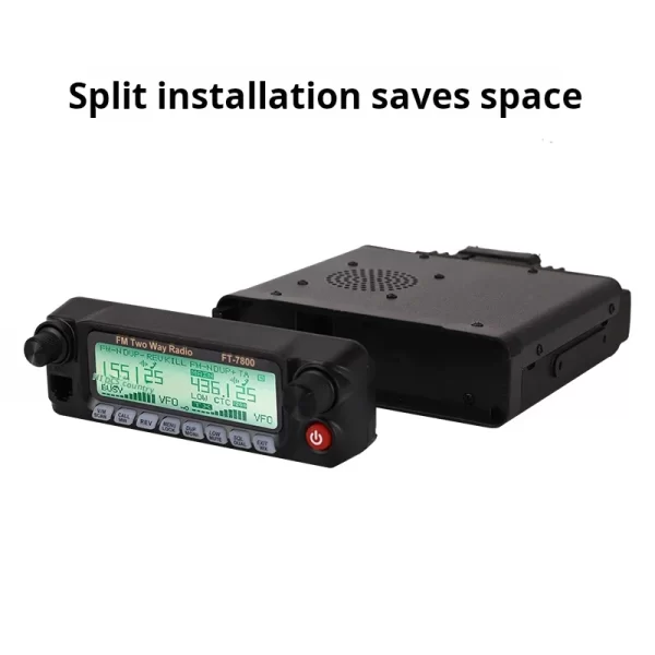 WICJIE FT-7800 50W Dual Frequency UV Outdoor FM Car Station Mobile Radio - Image 3