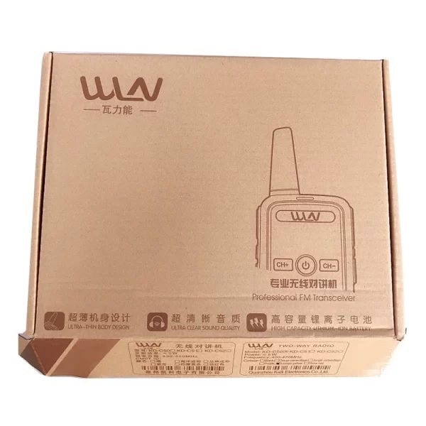 2PCS/Lot WLN KD-C50 Mini Radio KDC50 UHF Ham Communicator Radio Station 10KM 5W Walkie Talkie - Image 5